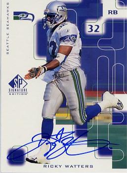 1999 SP Signature - Autographs #ND Ricky Watters Front