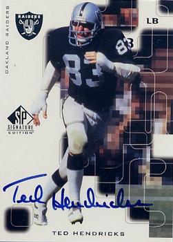 1999 SP Signature - Autographs #TH Ted Hendricks Front