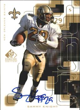 1999 SP Signature - Autographs Gold #SK Sammy Knight Front
