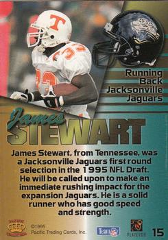 1995 Pacific - Rookies #15 James Stewart Back