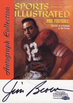 1999 Sports Illustrated - Autographs #NNO Jim Brown Front