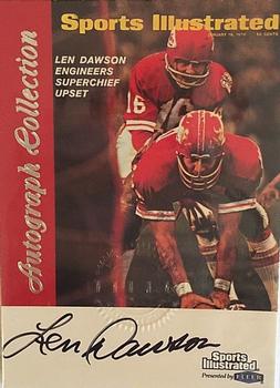 1999 Sports Illustrated - Autographs #NNO Len Dawson Front