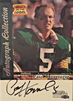 1999 Sports Illustrated - Autographs #NNO Paul Hornung Front