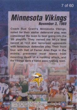 1999 Sports Illustrated - Covers #7 Minnesota Vikings Back