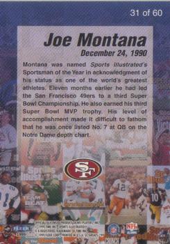 1999 Sports Illustrated - Covers #31 Joe Montana Back