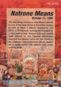 1999 Sports Illustrated - Covers #43 Natrone Means Back