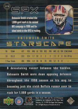 1999 SPx - Starscape #ST6 Antowain Smith Back