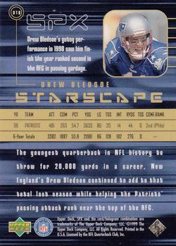 1999 SPx - Starscape #ST8 Drew Bledsoe Back