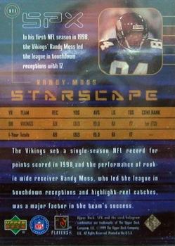 1999 SPx - Starscape #ST1 Randy Moss Back