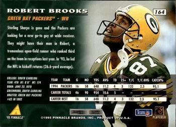 1995 Pinnacle #164 Robert Brooks Back