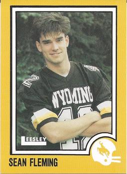 1989 Leesley Wyoming Cowboys #8 Sean Fleming Front
