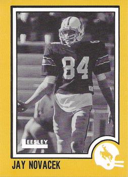 1989 Leesley Wyoming Cowboys #11 Jay Novacek Front
