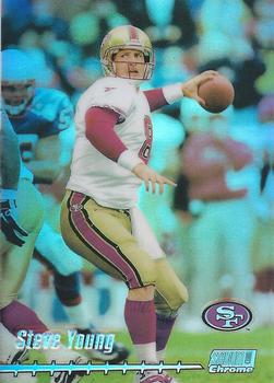 1999 Stadium Club Chrome - Refractors #92 Steve Young Front