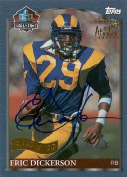 1999 Topps - Hall of Fame Autographs #HOF1 Eric Dickerson Front
