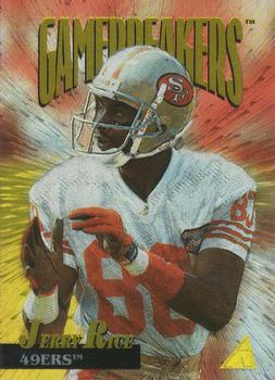 1995 Pinnacle - Gamebreakers #12 Jerry Rice Front