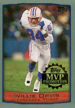 1999 Topps - MVP Promotion #NNO Willie Davis Front