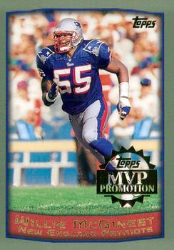 1999 Topps - MVP Promotion #NNO Willie McGinest Front