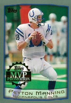 1999 Topps - MVP Promotion #NNO Peyton Manning Front