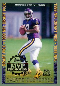 1999 Topps - MVP Promotion #NNO Daunte Culpepper Front