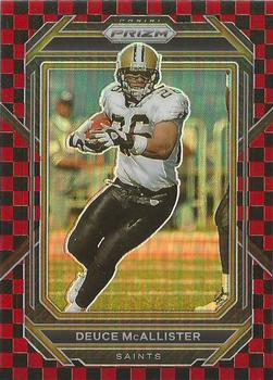 2022 Panini Prizm - Black and Red Checker #216 Deuce McAllister Front