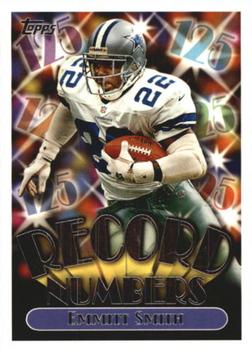 1999 Topps - Record Numbers Silver #RN3 Emmitt Smith Front