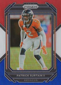2022 Panini Prizm - Red White and Blue #92 Patrick Surtain II Front
