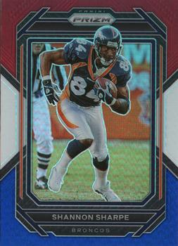 2022 Panini Prizm - Red White and Blue #94 Shannon Sharpe Front