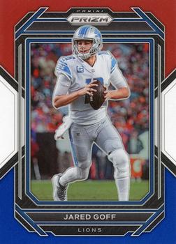 2022 Panini Prizm - Red White and Blue #95 Jared Goff Front