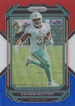 2022 Panini Prizm - Red White and Blue #179 Raheem Mostert Front