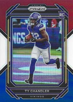 2022 Panini Prizm - Red White and Blue #348 Ty Chandler Front