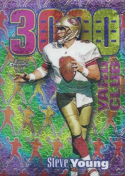 1999 Topps Chrome - All-Etch (1200 Yard Club / 3000 Yard Club / 99 Rookie Rush) #AE20 Steve Young Front
