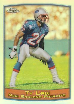 1999 Topps Chrome - Refractors #72 Ty Law Front