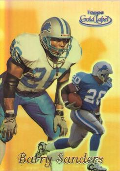 1999 Topps Gold Label - Class 3 Black #20 Barry Sanders Front