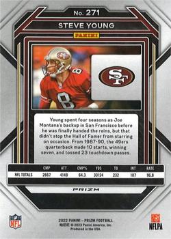 2022 Panini Prizm - Silver #271 Steve Young Back