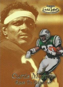 1999 Topps Gold Label - Race to... Gold #R10 Curtis Martin Front