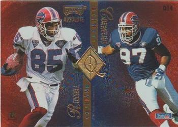 1995 Playoff Absolute - Quad Series #Q14 Kenneth Davis / Andre Reed / Russell Copeland / Cornelius Bennett Back