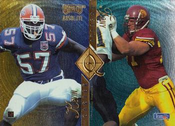 1995 Playoff Absolute - Quad Series #Q46 Kevin Carter / Tony Boselli / Warren Sapp / Kyle Brady Front