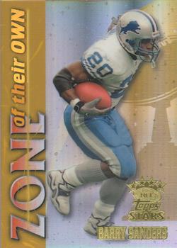 1999 Topps Stars - Zone of Their Own #Z6 Barry Sanders Front