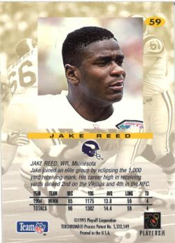 1995 Playoff Absolute #59 Jake Reed Back