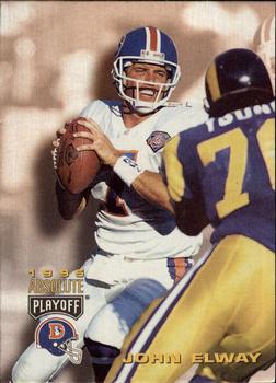 1995 Playoff Absolute #1 John Elway Front