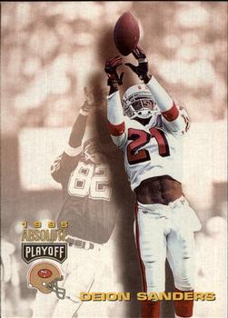1995 Playoff Absolute #4 Deion Sanders Front