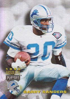 1995 Playoff Absolute #20 Barry Sanders Front