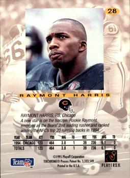 1995 Playoff Absolute #28 Raymont Harris Back