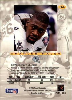 1995 Playoff Absolute #34 Charles Haley Back