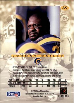 1995 Playoff Absolute #39 Johnny Bailey Back