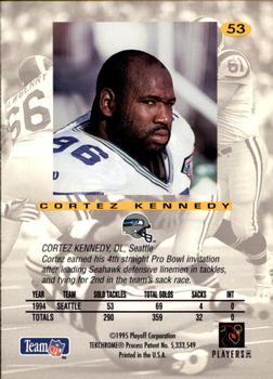 1995 Playoff Absolute #53 Cortez Kennedy Back