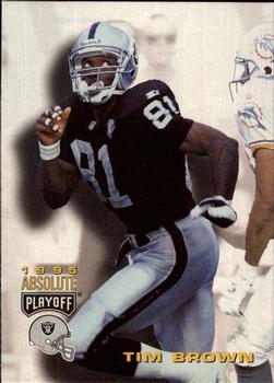 1995 Playoff Absolute #73 Tim Brown Front