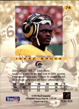 1995 Playoff Absolute #74 Isaac Bruce Back