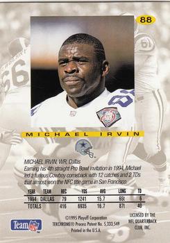 1995 Playoff Absolute #88 Michael Irvin Back