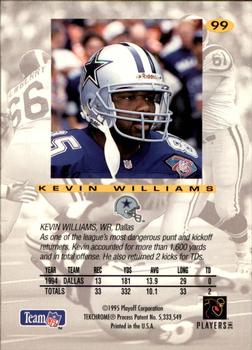 1995 Playoff Absolute #99 Kevin Williams Back
